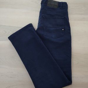 Navy Blue Stretchy Chino Pants